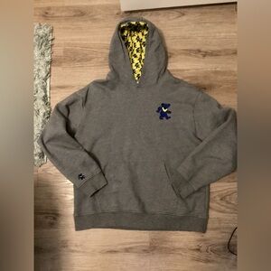 Grateful Dead Section 119 Hoodie Mens Size XL Gray Bears Embroidered Pullover